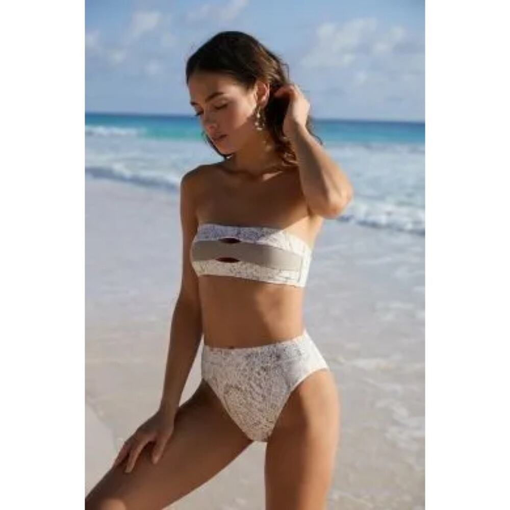 Pilyq Color Block Bandeau (D) And High Waist Chee… - image 4